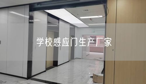 学校感应门生产厂家