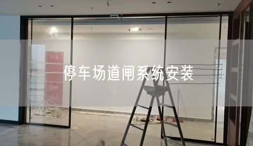 停车场道闸系统安装